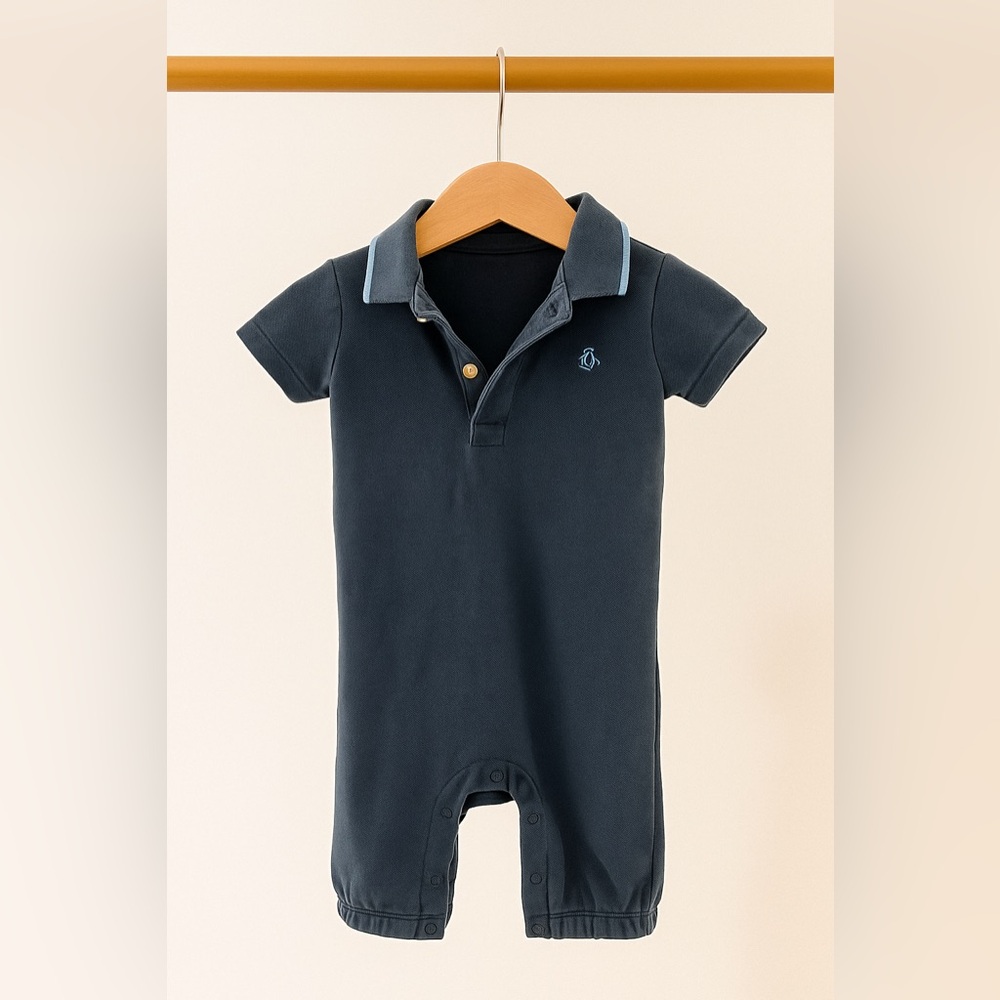 Original Penguin Navy Kids One Piece